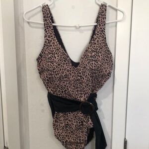 Swimsuits for all women’s Leopard Print One Piece Swimsuit beach vacation